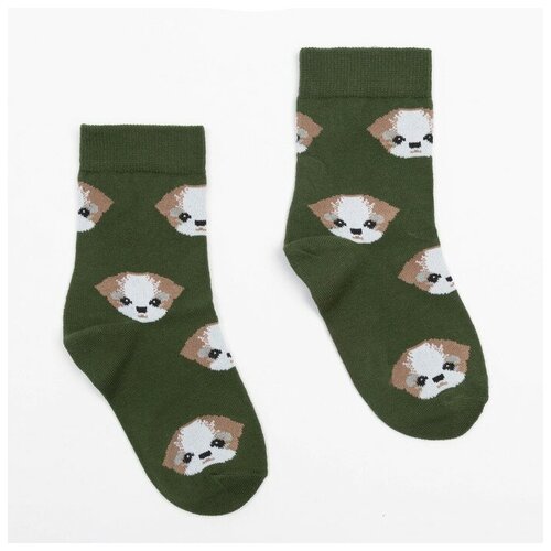фото Носки сибирь размер 18, зеленый