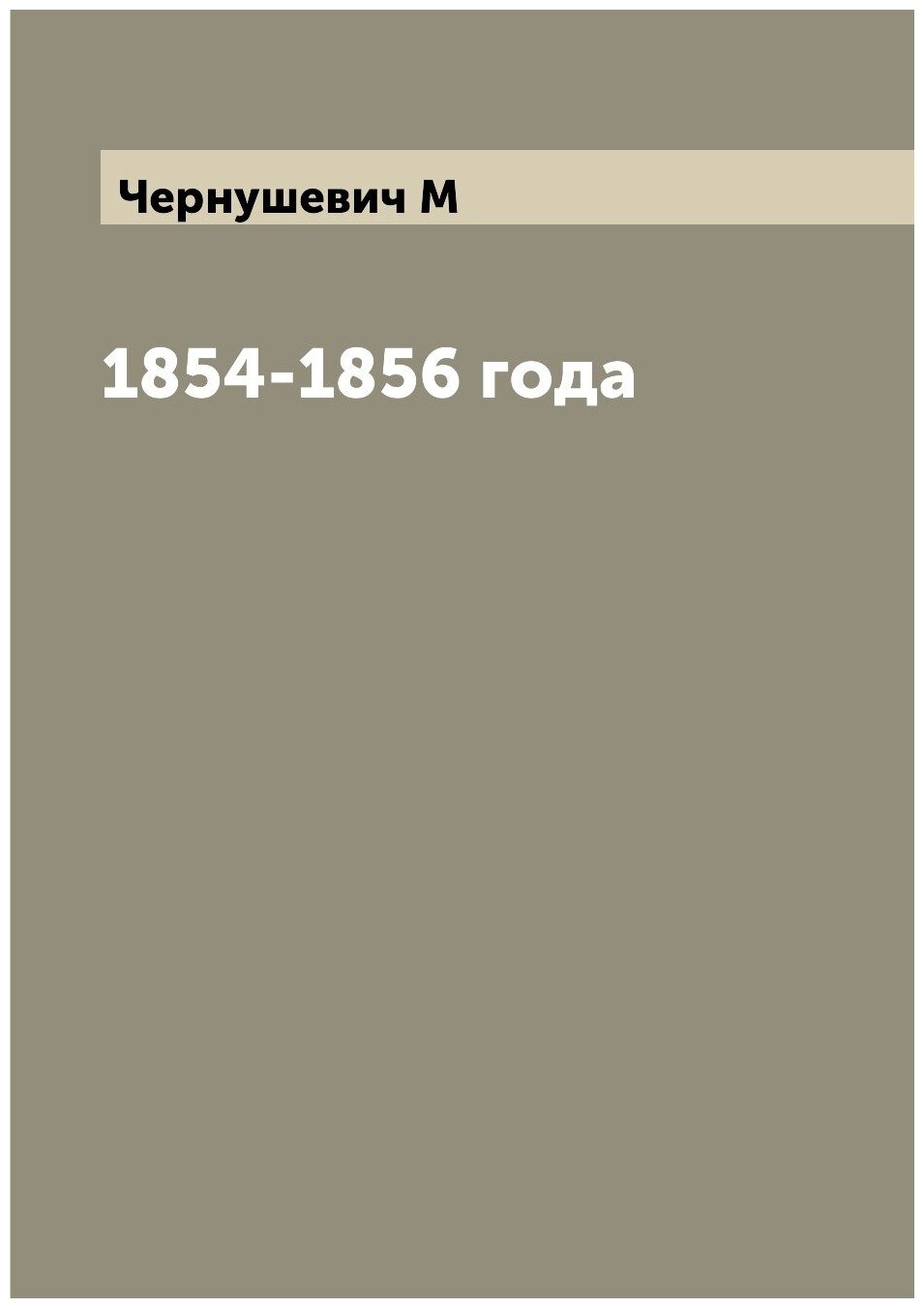 Книга 1854-1856 года (Чернушевич М) - фото №1