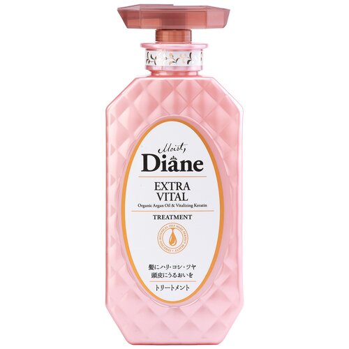 Moist Diane Бальзам-маска Perfect Beauty Extra Vital, 530 г, 450 мл, бутылка бальзам маска для придания объема с кератином moist diane extra volume scalp organic argan oil volumizing keratin treatment