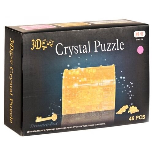 3D-пазл Магический Кристалл Сундучок со светом (9006А), 47 дет.
