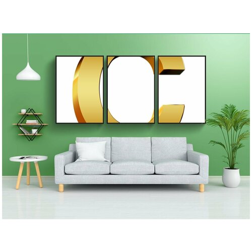 фото Набор модулных постеров для интерьера "письма, abc, подготовка" 60x90 см. в тубусе, без рамки lotsprints