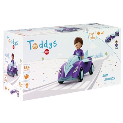 Toddys Click&Play 0114 Джим и Джампи, 3 дет. машинка джим и джампи