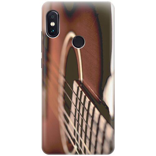 фото Силиконовый чехол на xiaomi redmi note 5 / note 5 pro / сяоми редми ноут 5 / ноут 5 про с принтом "гитара gosso