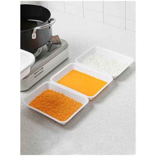 Набор мини-противней для приготовления блюд в СВЧ, 3 шт., 330 мл, 16,9*12,3*2,6 см Nakaya