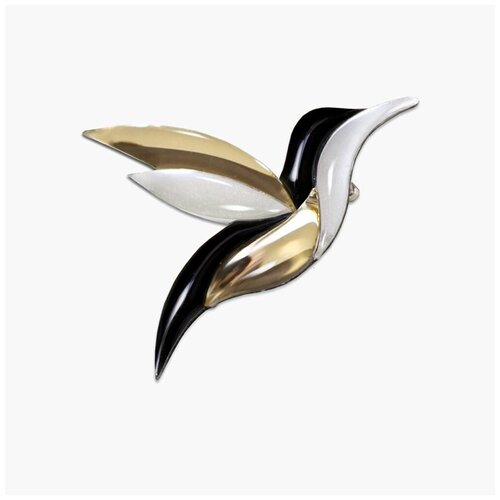 Брошь Колибри / Hummingbird, brooch, platinum