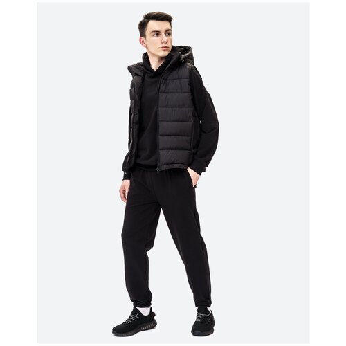 фото Спортивный костюм тройка - жилет, худи и джогерры, 54 нет бренда