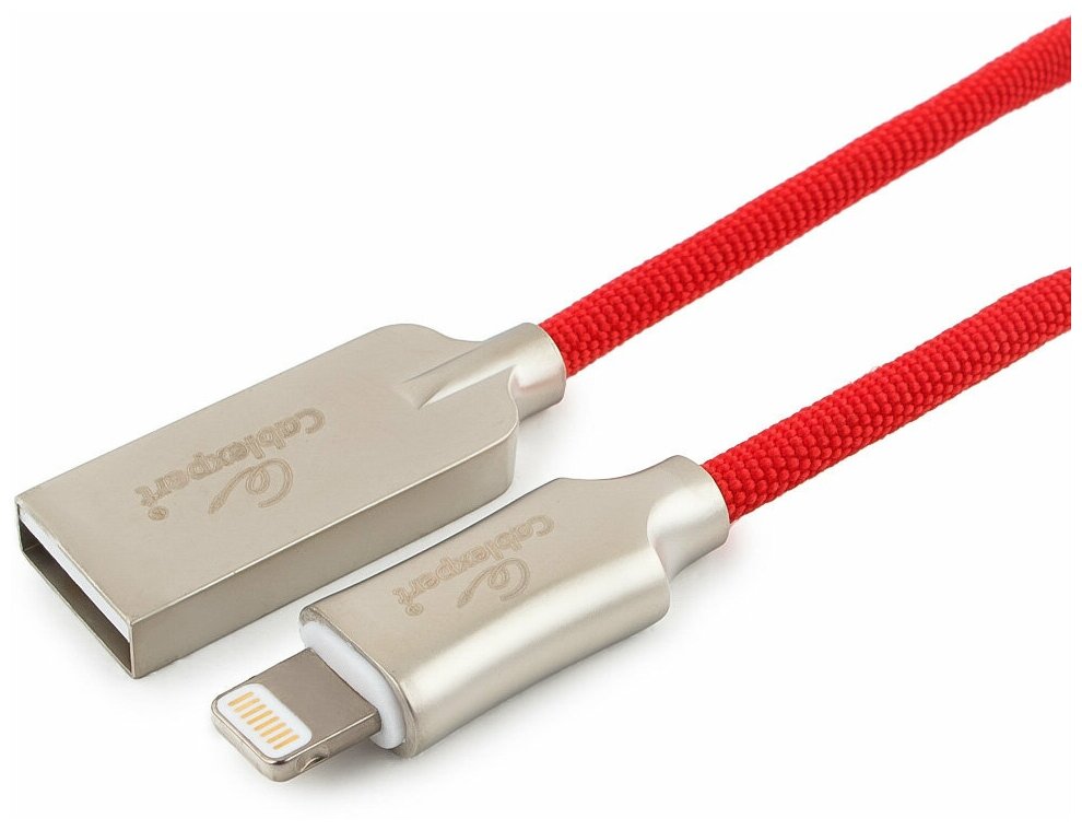 USB Lightning MFI кабель Cablexpert CC-P-APUSB02R-1.8M