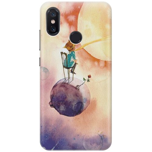 фото Re:pa накладка transparent для xiaomi mi 8 с принтом "маленький принц"