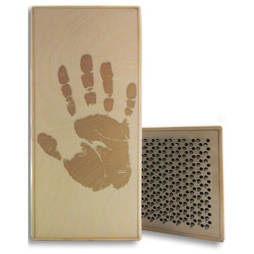 фото Доска садху с динамическими гвоздями, человек - 267 шаг 10мм светлая goodwood