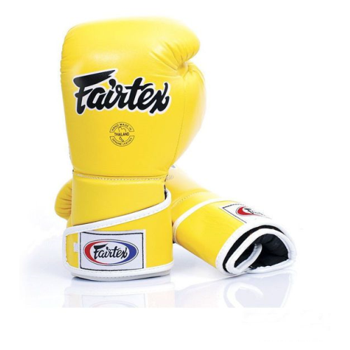 фото Боксерские перчатки fairtex bgv6 жёлтые (16 унций)