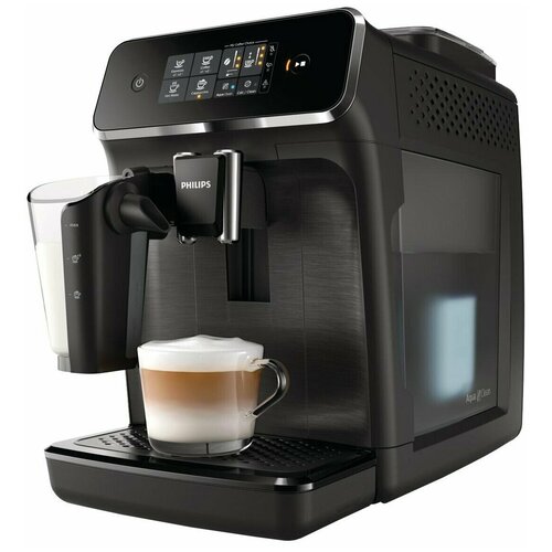 Кофемашина Philips EP2030 Series 2200 LatteGo, матовый черный