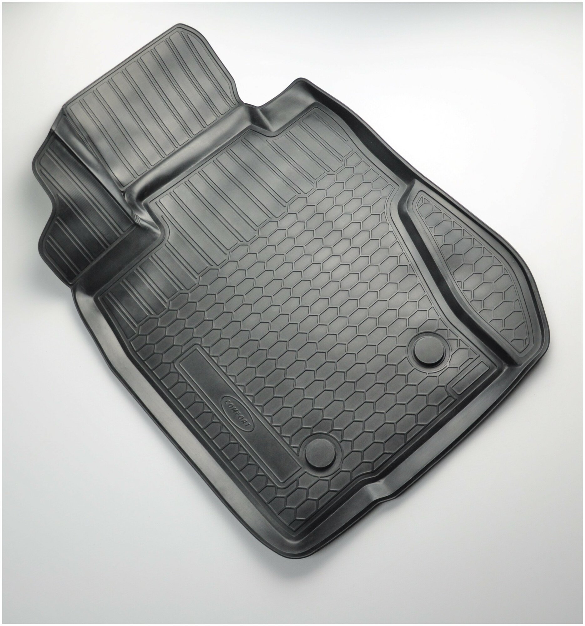 фото Коврик в салон водительский 1шт полиуретан с крепежом Renault Duster (HSA/M_) 2010-2015 4WD