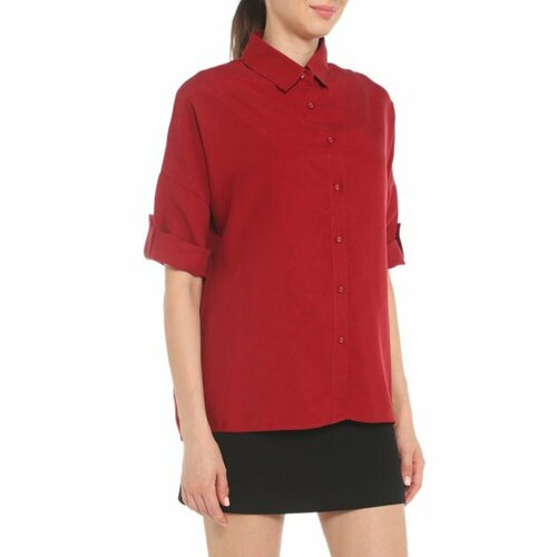 Рубашка Maison David, размер 2XS, темно-красный рубашка maison david размер 2xs темно красный