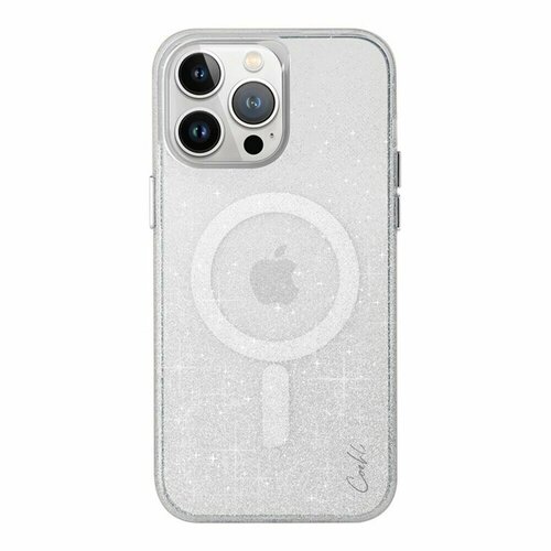 Защитный чехол Uniq Coehl Lumino MagSafe для iPhone 15 Pro Sparkling Silver