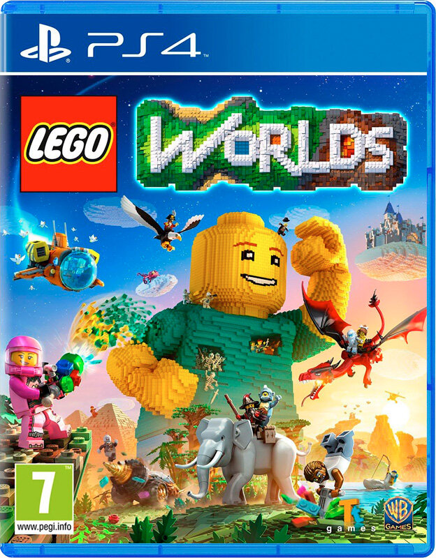 Игра для PlayStation 4 LEGO Worlds англ Новый