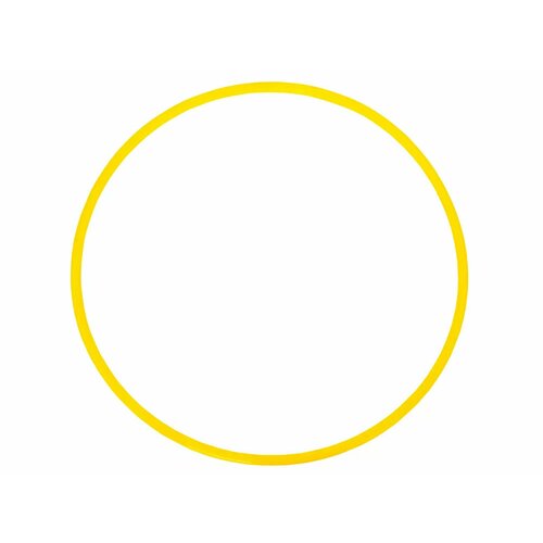 Обруч пластмассовый. Диаметр 70 см Желтый