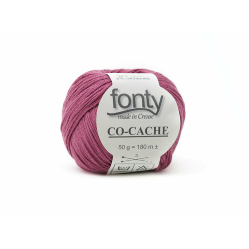 Пряжа Fonty CO-CACHE 50 г180 м цвет 19 92 хлопок 8 кашемир 836₽