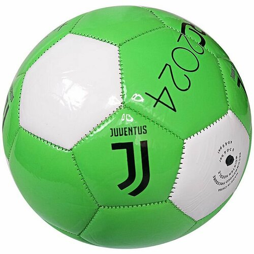 Мяч футбольный MEIK Juventus (PVC 1,6 мм, 325 гр. , маш. сш. ) (зеленый/белый)