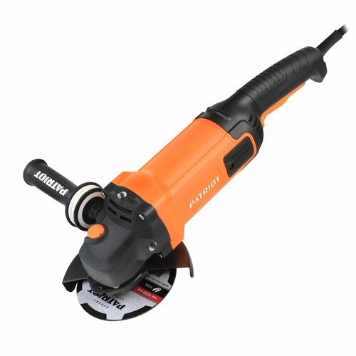 Машина углошлифовальная УШМ PATRIOT AG 190 тонкая задняя рукоятка пылезащищенная Вт Диск 180 мм 10420₽
