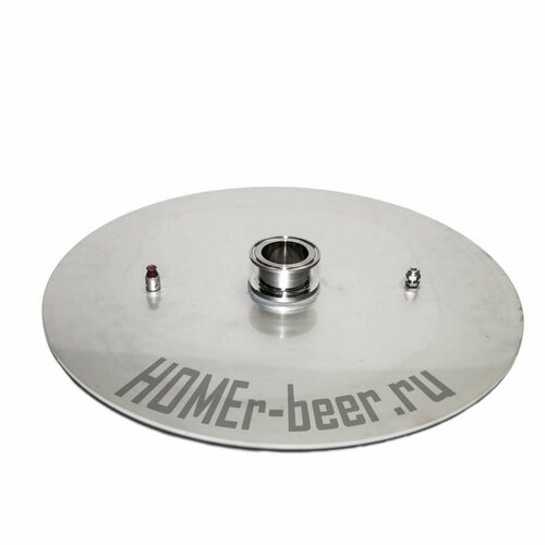 50 л - Усиленная 3 мм крышка на перегонный куб 50 литров люкссталь кламп 2 дюйма сьемный из нержавейки 887000₽