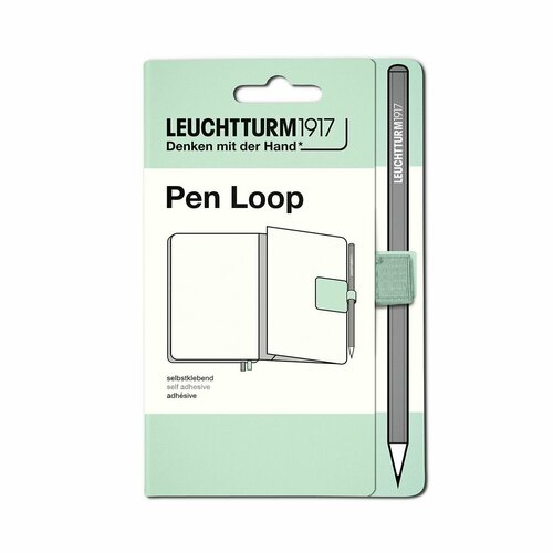 Петля самоклеящаяся Pen Loop для ручек на блокноты Leuchtturm1917 цвет Мятный держатель для ручки leuchtturm1917 pen loop синий камень