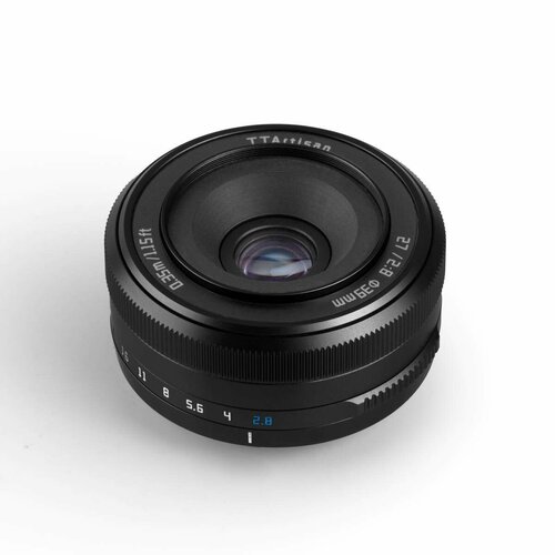Объектив TTartisan AF 27 мм F28 APS-C для Fuji X черный 21470₽