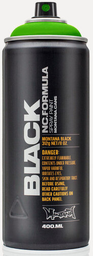 Изображение товара Краска для граффити аэрозольная BLACK мескалин 0,4л 6080 BLK