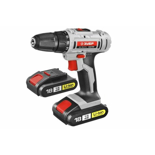 Дрель-шуруповерт Зубр мастер ДА-18-2-Ли КНМ1 8999₽