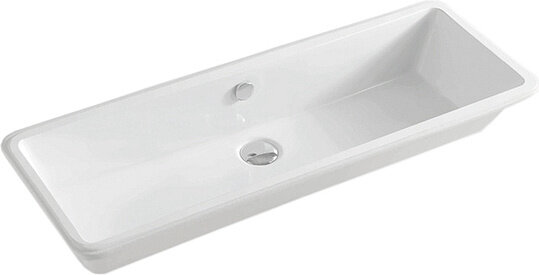 ArtCeram Washbasins Gea Раковина встраиваемая снизу 90х33 см, цвет белый GEL002 01 00