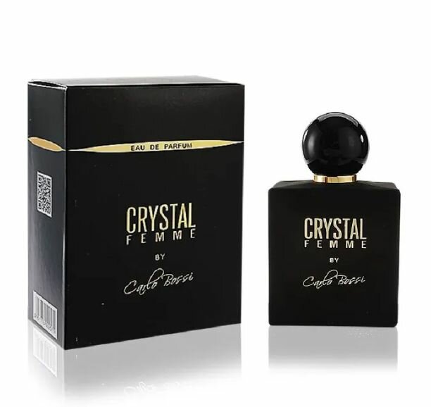 Парфюмерная вода Carlo Bossi CRYSTAL FEMME 100ml (аромат Crystal Noir) для женщин