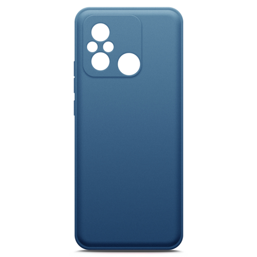 Накладка силикон Borasco для Xiaomi Redmi 12C Темно-Синий