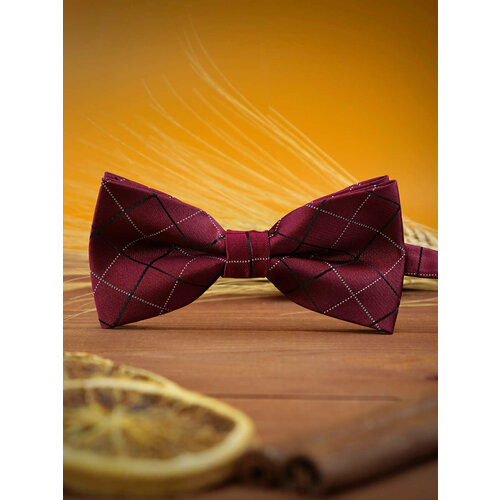 галстук бабочка linbaiway для мужчин и женщин блестящий галстук бабочка для свадебного торжества галстук бабочка для деловечерние с логотипом Бабочка 2beMan, бордовый