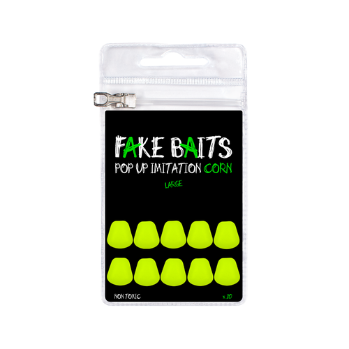 Искусственная кукуруза плавающая Fake Baits Large лимонная флюро