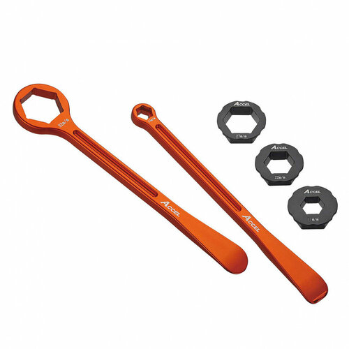 Набор сверхлегких монтажек-ключей Accel 32 27 22 17 13 10 мм TL-06 9150₽
