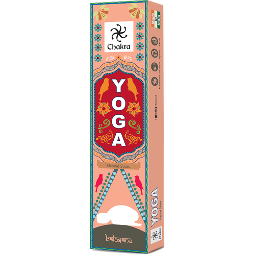 Chakra Yoga BALASANA Natural Sticks, Zed Black (Чакра Йога баласана натуральные благовония палочки, Зед Блэк), уп. 15 г.