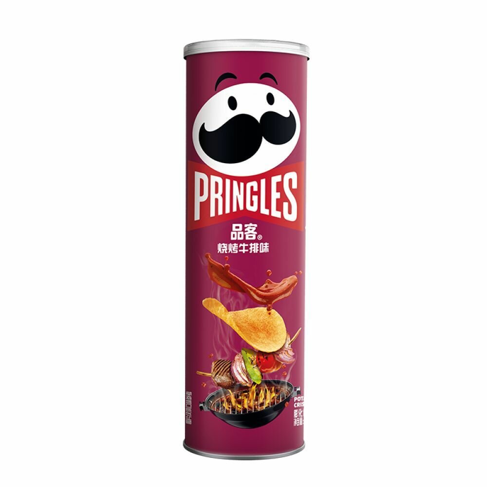 Чипсы «Pringles» со вкусом Стейк Барбекю 110гр