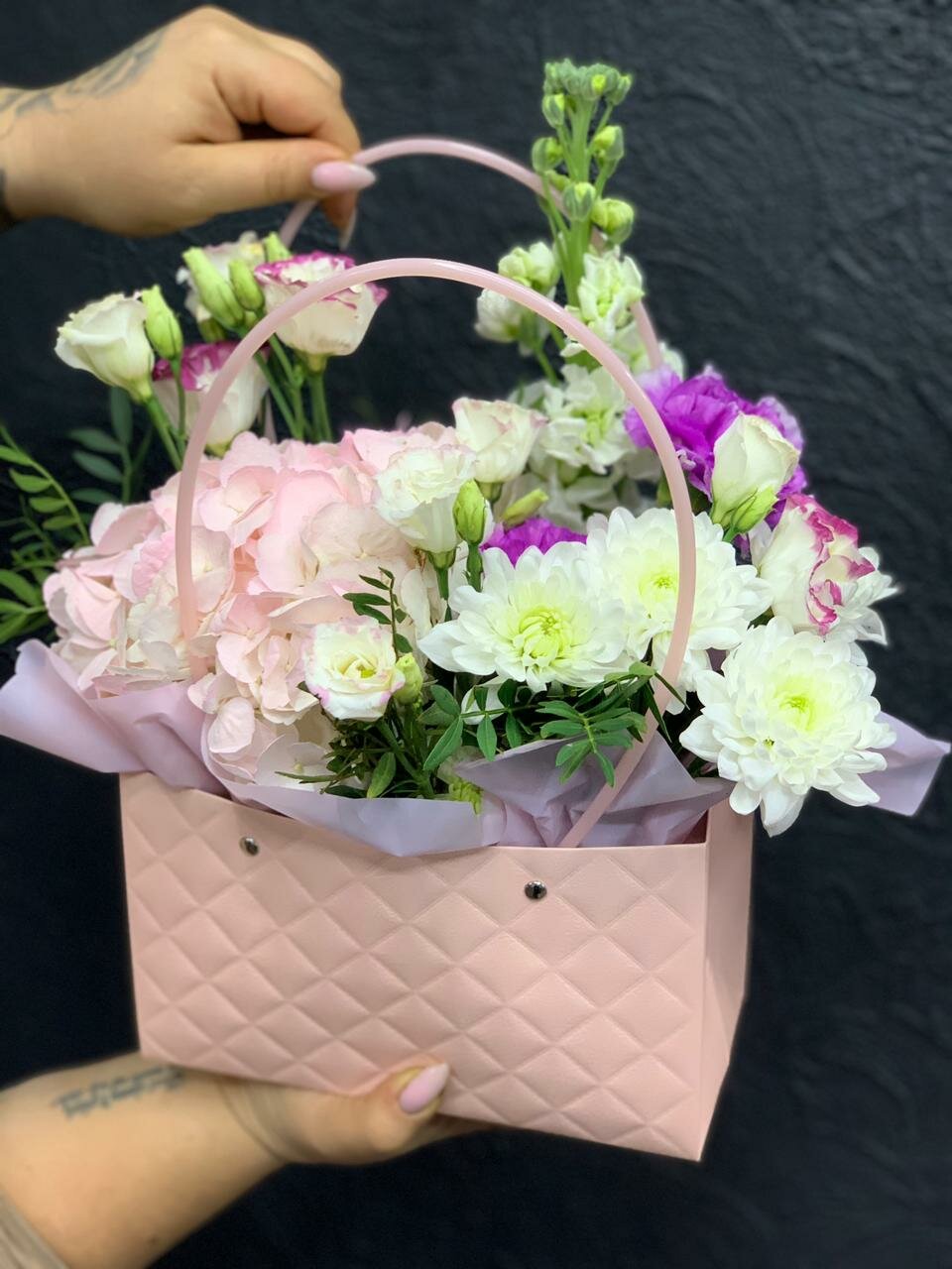 Нежная сумочка с цветами