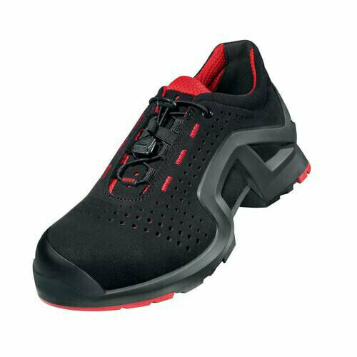 Защита ног UVEX Arbeitsschutz 85192 - Unisex - Adult - Safety sneakers - Black - Red - ESD - P - S1 - SRC - Speed laces