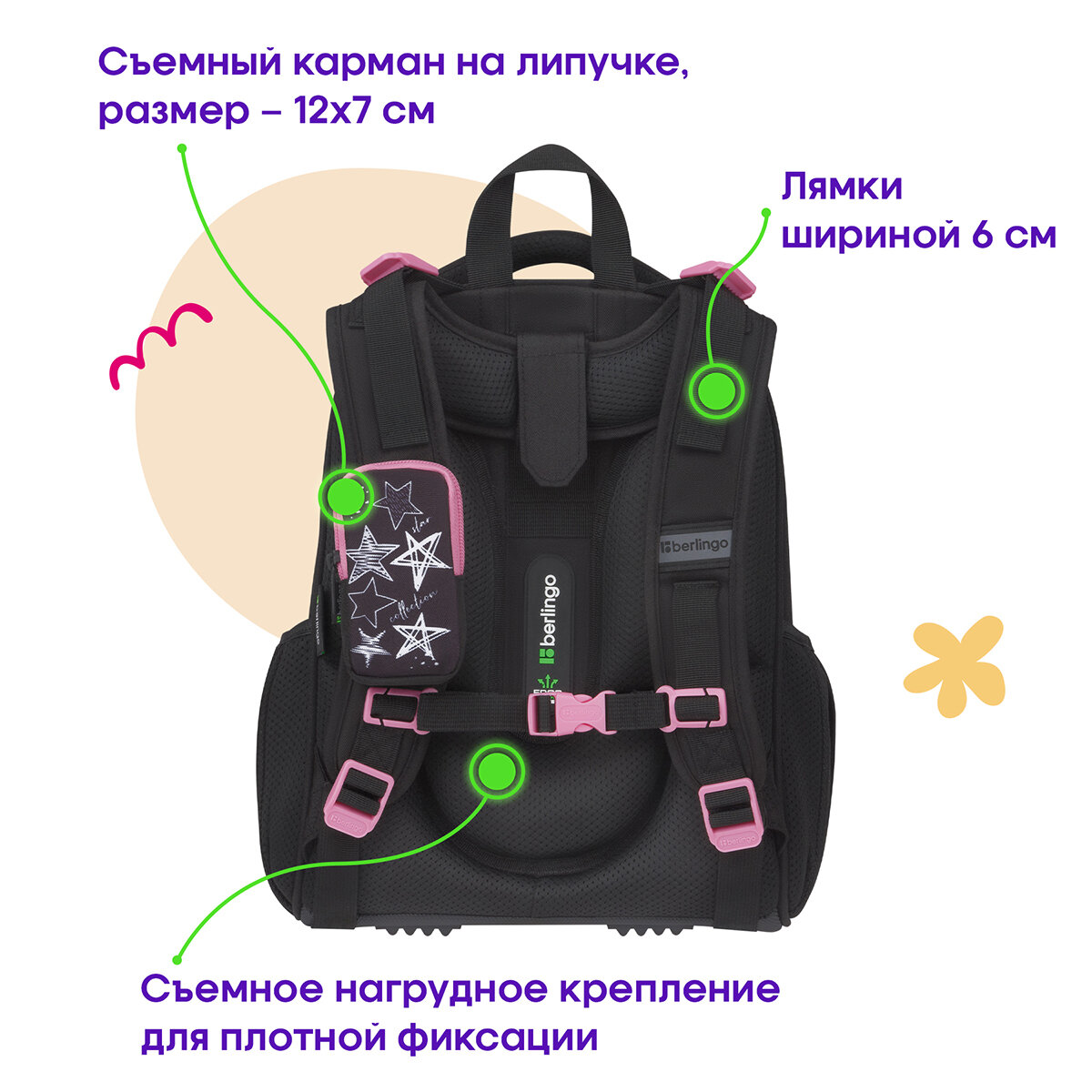 Berlingo Ранец Berlingo 37*28*15 см — фото 1