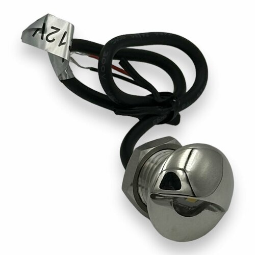 Контурный светодиодный светильник LM-STN01R, 1W, DC12V, IP68, нержавеющая сталь, теплый белый