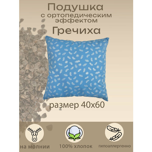 Подушка 40х60 см с лузгой гречихи 790₽