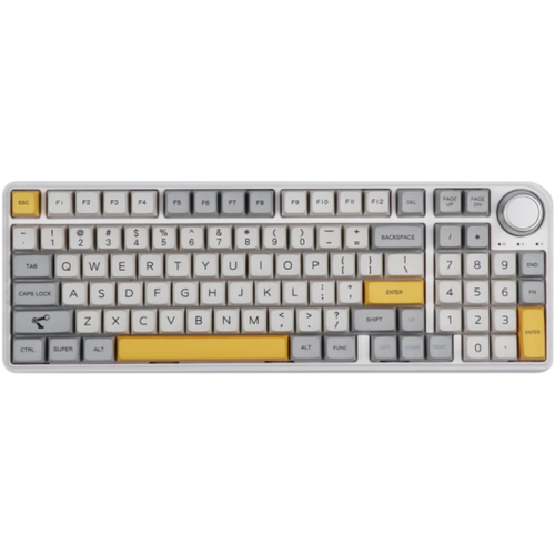 Клавиатура беспроводнаяпроводная Epomaker TH96 Keyboard Gateron Blue White Theory 11495₽