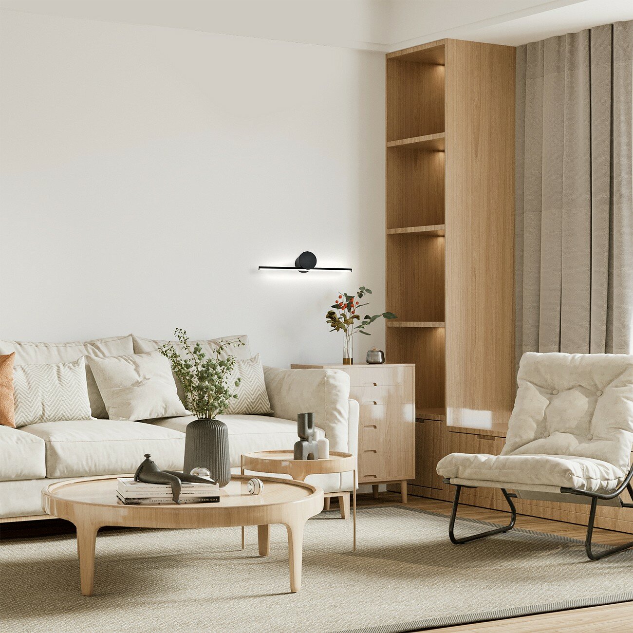 Подсветка для картины Escada Line 10281/1LED Black — фото 1