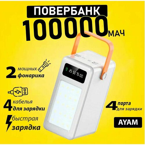 Повербанк 100000mah powerbank пауэрбанк power bank 469000₽