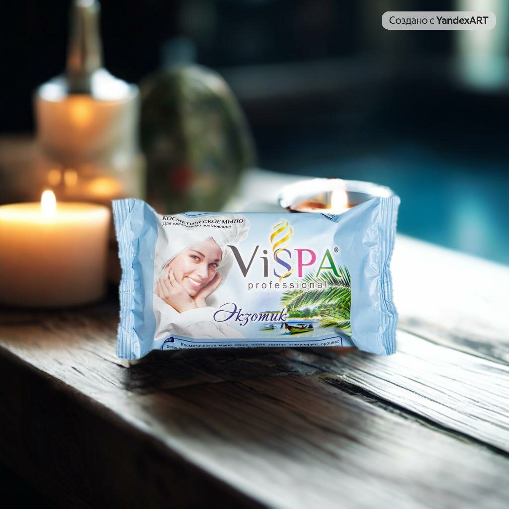 Твердое косметическое мыло "экзотик" от бренда "VISPA" весом 170 грамм
