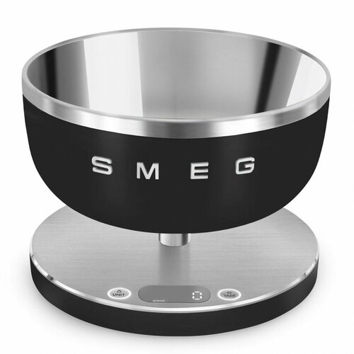 Кухонные весы Smeg KSC01BLMWW цвет черный матовый