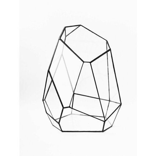 Флорариум Сатинат, Glass Flowers, h-30 см