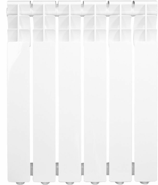 Монлан РУ радиатор алюминиевый 500 80мм  6 секций 