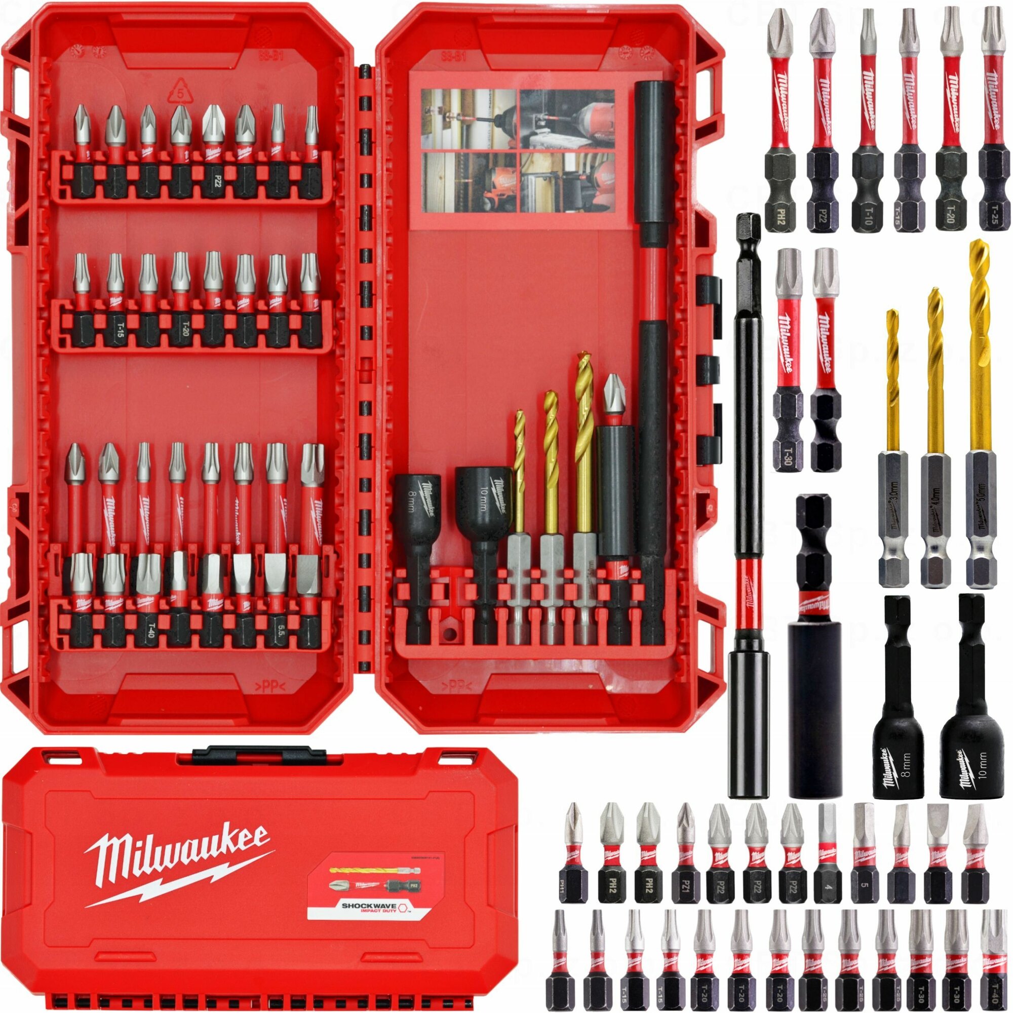 Набор бит Milwaukee Shockwave Imapct Duty (40шт)