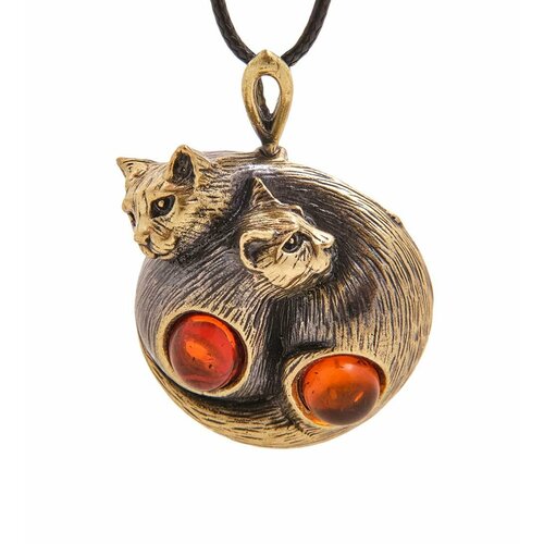 Подвеска Народные промыслы янтарь бронзовый 1998₽